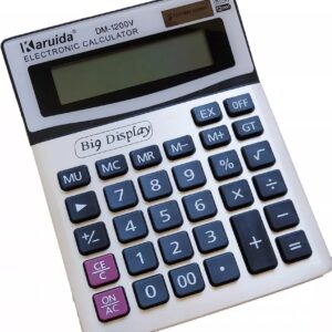 CALCULADORA 12 DIGITOS 1200V 19X15CM