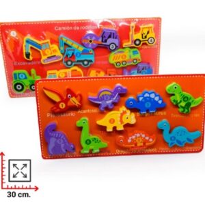 TABLERO COGNITIVO ANIMALES 30X15CM