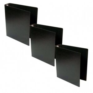 CARPETA 3X40 FIBRA NEGRA