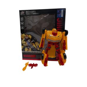 ROBOT AMARILLO EN CAJA CON ACCESORIOS