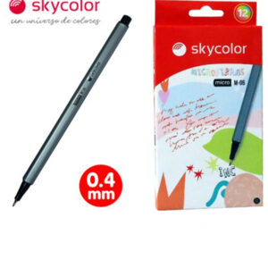 MICROFIBRA SKYCOLOR X 12 ROJO 0.4MM