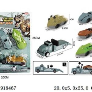 CAMION+AUTO X4 DINOSA 25X20CM