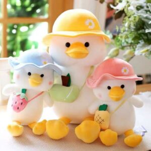 Pato con Gorro y Mochila 35cm