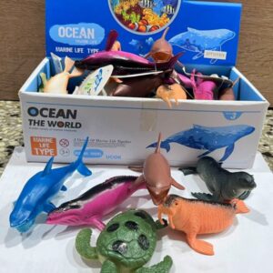 ANIMALES MARINOS GOMA