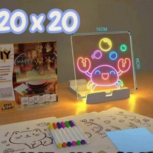 PIZARRA LED DIY 20X20CM