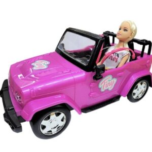 MUNECA TINY C/SU JEEP 43X22CM