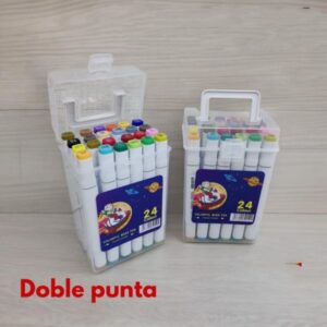 MARCADOR VALIJA DOBLE PUNTA X24