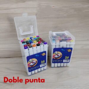 MARCADOR VALIJA DOBLE PUNTA X36