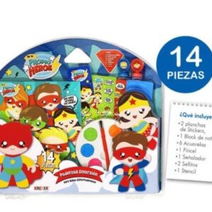 SUPER ARTISTA SET 14PCS 27X26CM