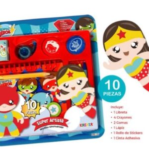 SUPER ARTISTA SET 10PCS 20X22CM