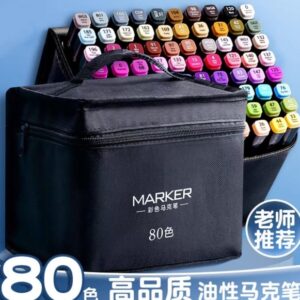 MARCADOR X80 D.PUN BOLSA NEG