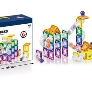 PISTA BLOQUES MAGNETICOS 84PCS 30X23CM