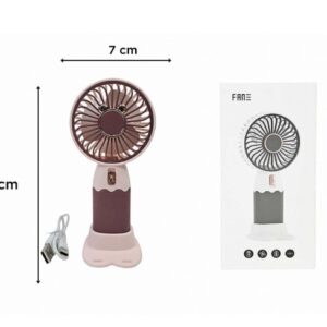 VENTILADOR PORTATIL PORTACELU C/ USB