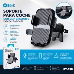 SOPORTE PARA AUTO IBEK BT-035B