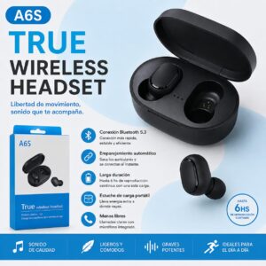 AURICULAR BLUETOOH A6S