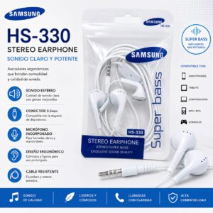 AURICULAR SAMSUNG DE CABLE HS-330