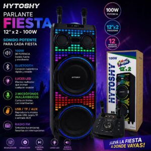 PARLANTE FIESTA HYTOSHY 12 x2 HW-W1231