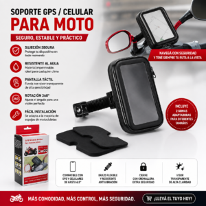 SOPORTE DE MOTO CON CARGADOR