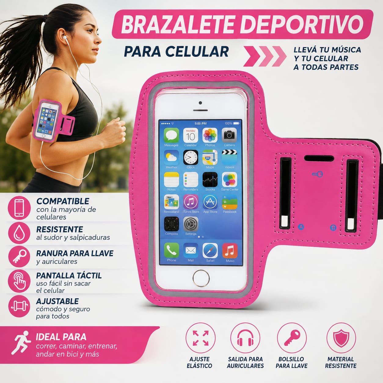 BRAZALETE DEPORTIVO UNIVERSAL