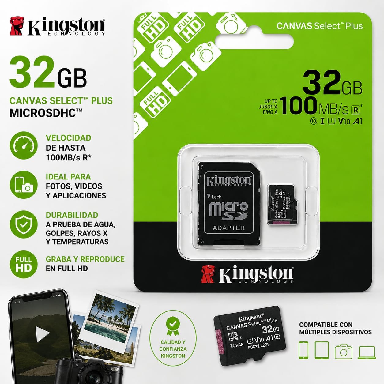 MEMORIA KINGSTON 32GB (ORIGINAL)