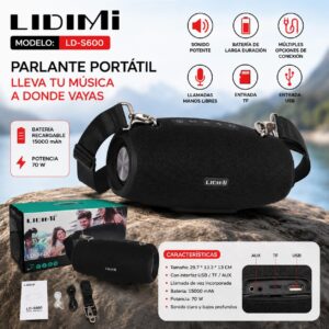 PARLANTE LIDIMI LD-S600