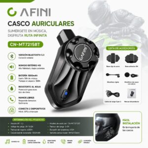 INTERCOMUNICADOR DE CASCO CN-MT7215BT