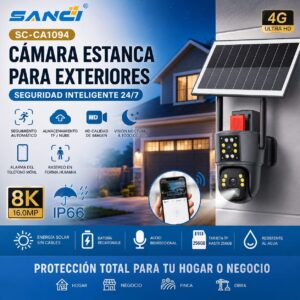 CAMARA SOLAR EXTERIOR SANCI SC-CA1094
