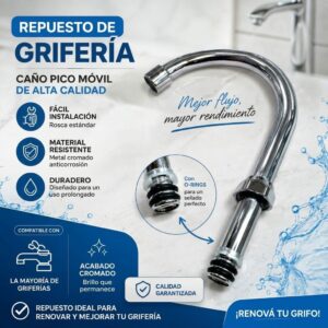 REPUESTO DE GRIFERIA PICO MOVIL