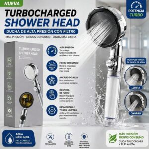DUCHA DE MANO TURBOCHARGED C/FILTRO
