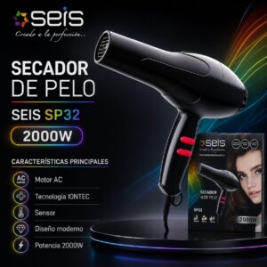 SECADOR DE PELO SEIS SP32