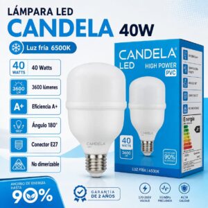 FOCO LED 40W CANDELA