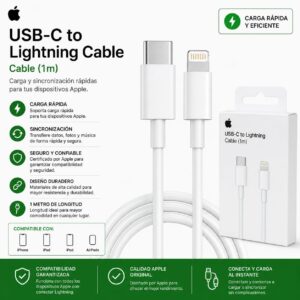 CABLE APPLE C A LIGHTNING