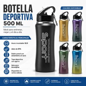 BOTELLA SPORT 500ML