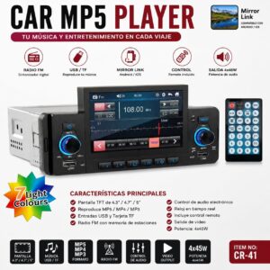 ESTEREO CON PANTALLA CR-41