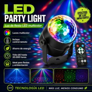 BOLA DE LUCES LED CON CONTROL TSV4812