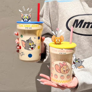 VASO CON SORBETE GATO Y RATON