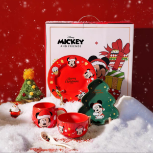 SET PARA UNA PERSONA RATON NAVIDEÑO