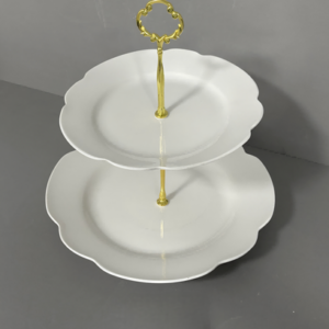 PLATO CERAMICA DOBLE BLANCO 2025080817803 23CM X 23CM X 2.5CM 29CM X 29CM X 3.5CM