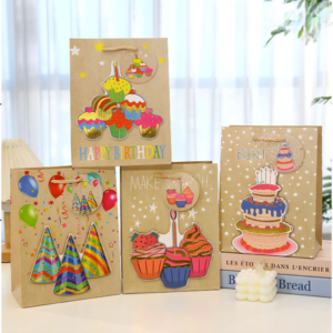BOLSA DE REGALO GRANDE 30CM X 41.5CM X 12CM - X 12 UNIDADES