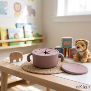 BOWL SILICONA DE SNACK PARA BEBE 2025080816288 COLOR UVA