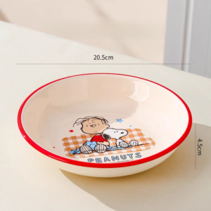 PLATO CERAMICA 8" PERRITO ROJO