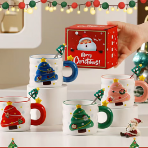 TAZA CERAMICA CON ARBOL NAVIDAD 2025080819678