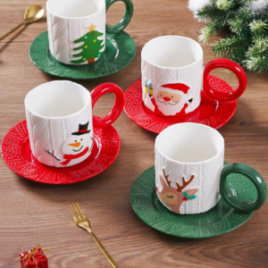 TAZA CERAMICA CON PLATO NAVIDAD 2025080819708