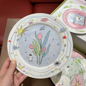 PLATO CERAMICA CON DIBUJO 10" 2025080818312