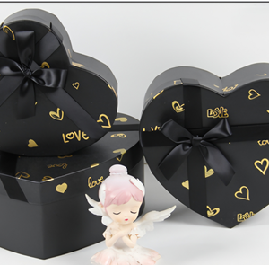 SET DE CAJA REGALO X 3 FORMA CORAZON 2025080821176 22CM X 20CMX 9CM, 18.5CM X 17CM X 7.5CM, 16CM X 14CM X 6CM