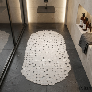 ALFOMBRA PARA BAÑERA PVC 35CM X 70CM, BLANCO