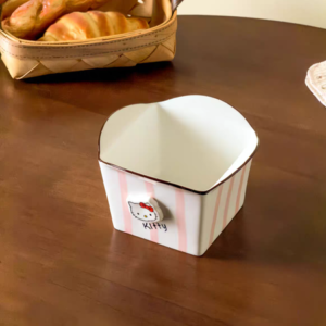 BOLW CERAMICA DE POPCHOCLO CUADRADA ROSA