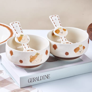 BOWL CERAMICA GATOS Y PERROS 2025080822616 SIN CUCHARA