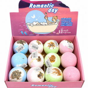 BOMBAS DE BAÑO EFERVESENTE CON FORMA FLOR MYE6-0002