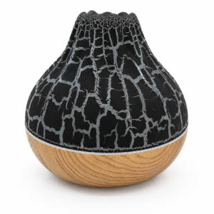 HUMIFICADOR FORMA VOLCAN BASE MADERA